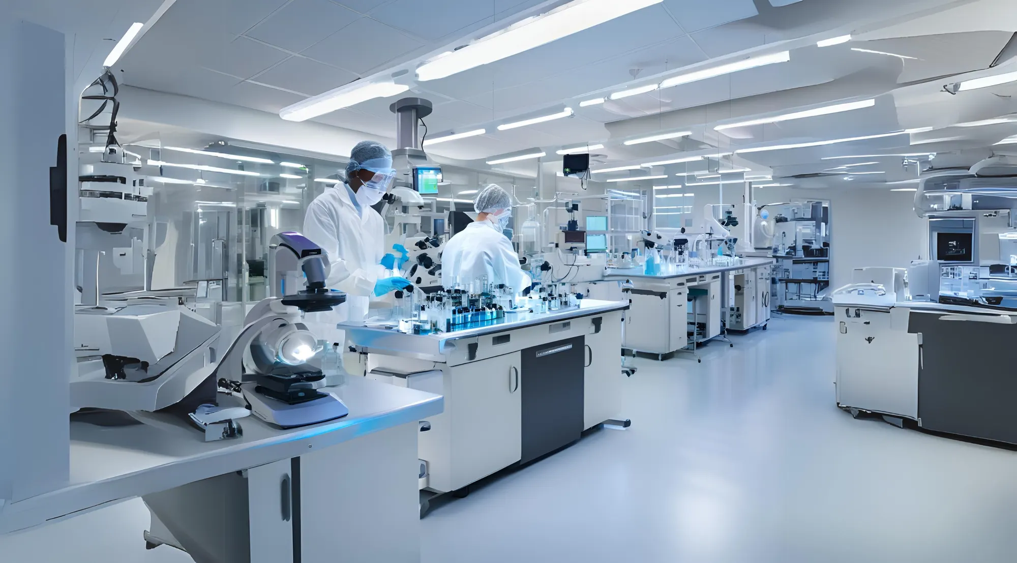 Modernes Labor mit Diagnostikgeräten