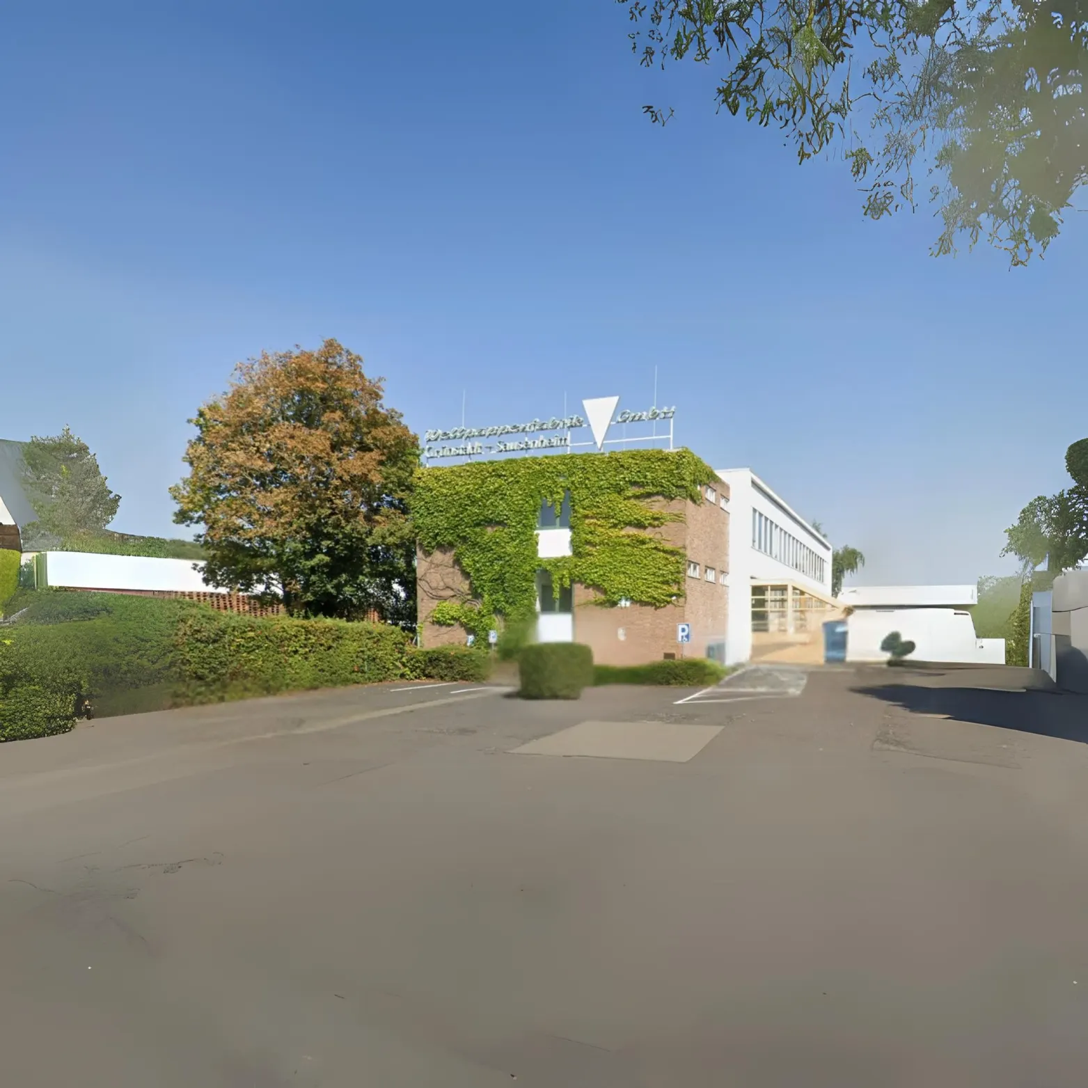 Werksgelände der Wellpappenfabrik Sausenheim
